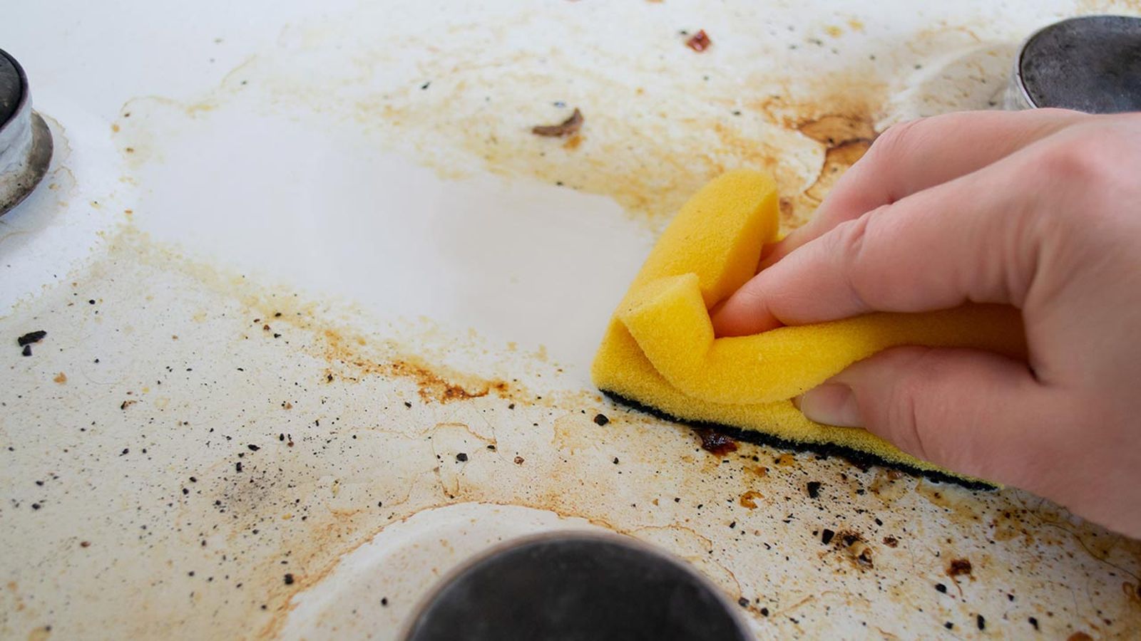 Cocina con grasa